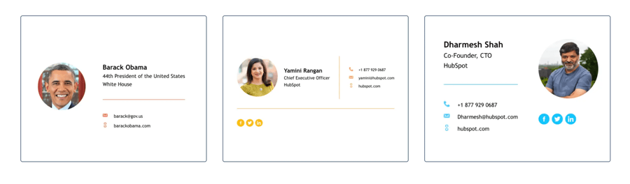 HubSpot E-Mail Signatur Signaturen