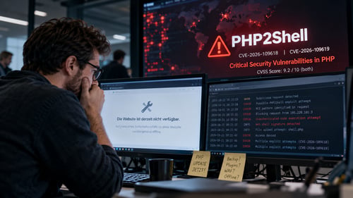 PHP2Shell: Warum deine Website kein Wartungsprojekt sein sollte
