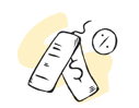Discount Icon 3 Gelb