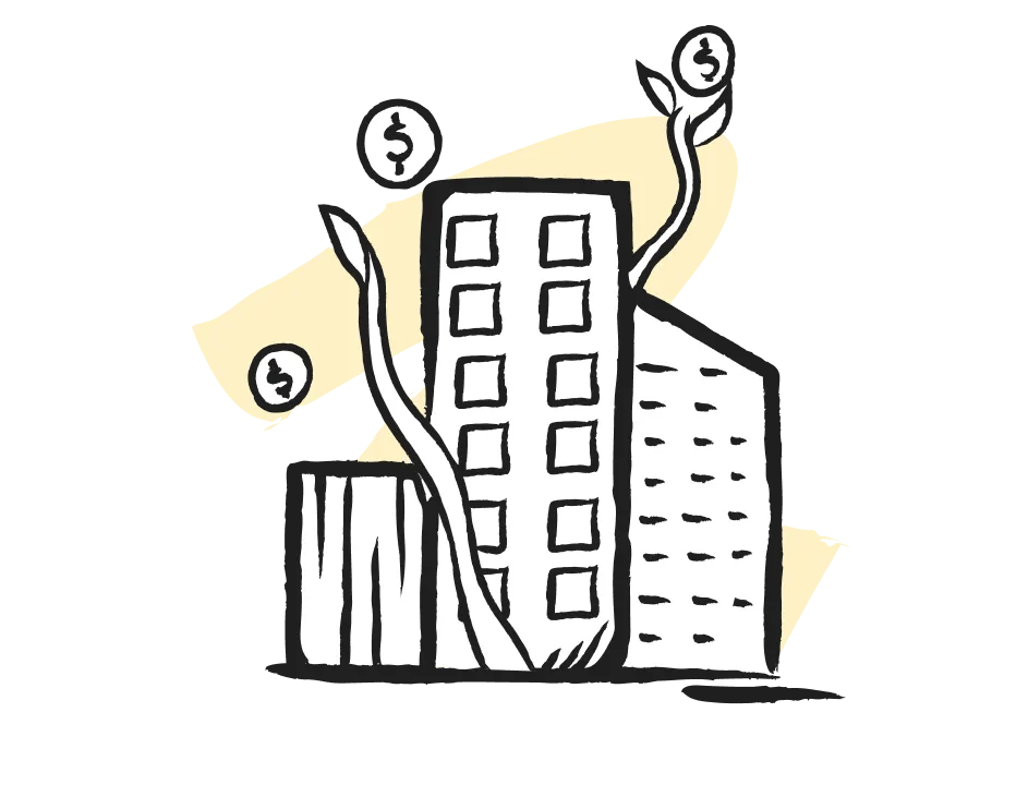 Grow your Money Icon 3 Gelb