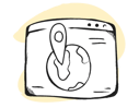 SEO Business Icon 2 Gelb