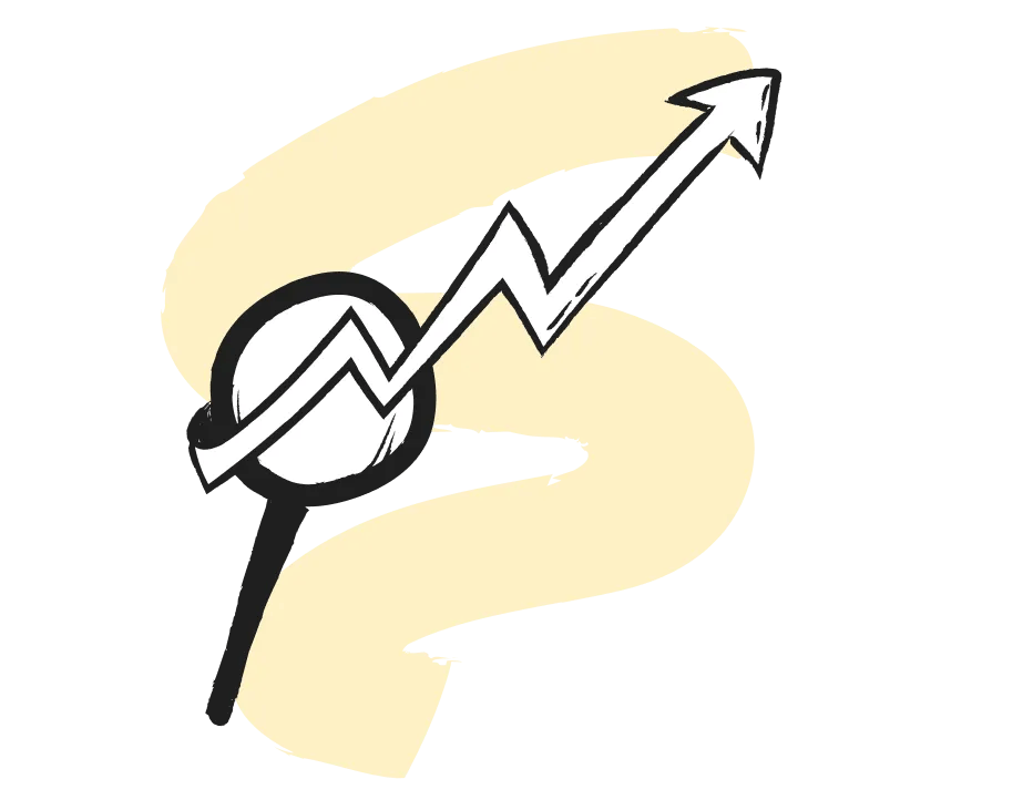 SEO Growth Icon 1 Gelb
