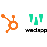 Hubspot + WeClapp Logo_Resized_Transparent
