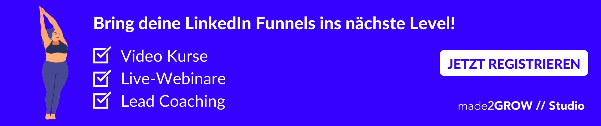 m2G Studio  Banner LinkedIn Targeting