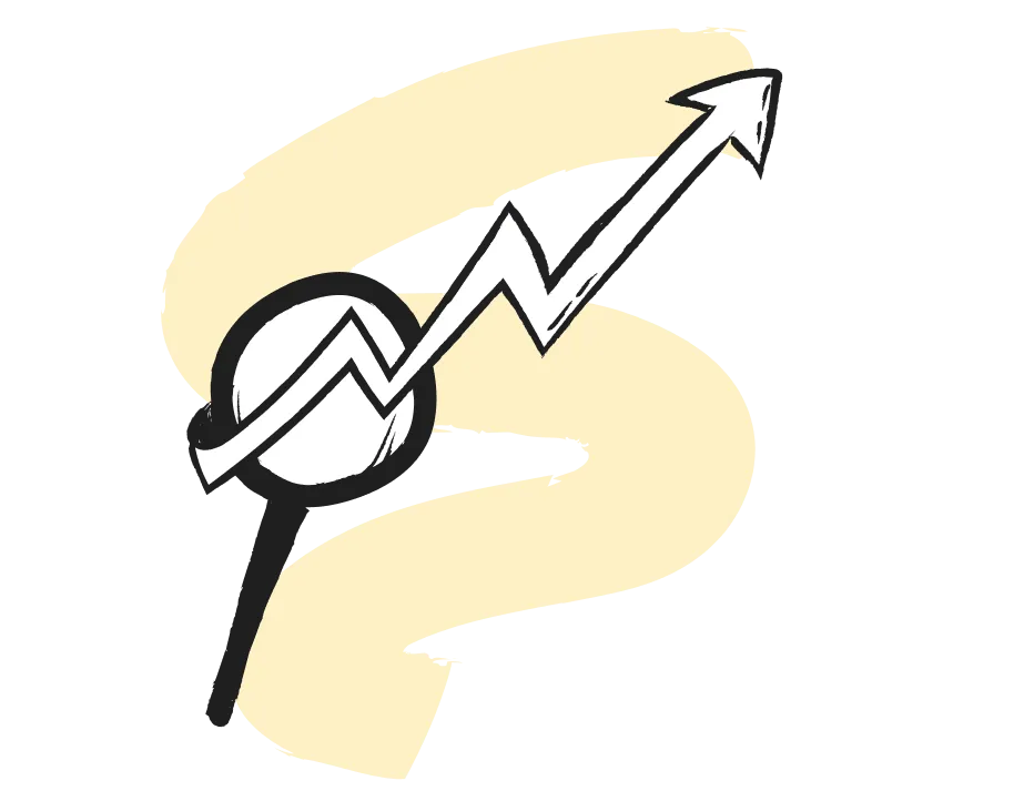 SEO Growth Icon 1 Gelb