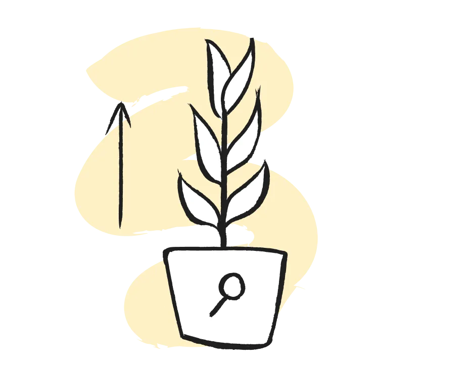 SEO Growth Icon 3 Gelb