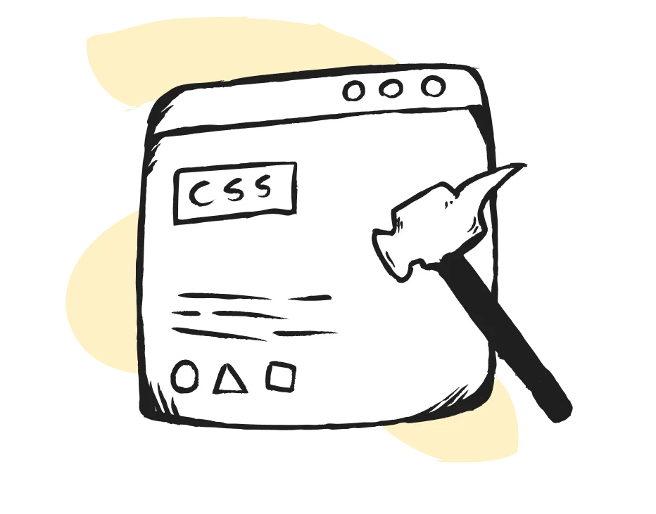 Web Design Build Icon 3 Gelb