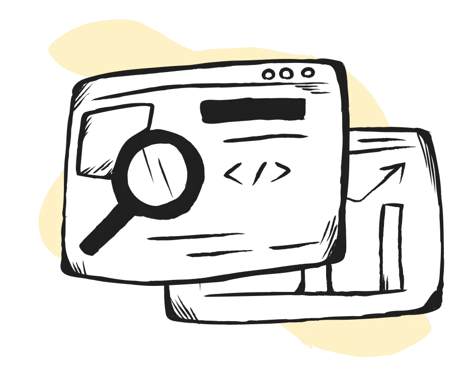 Web Design SEO Icon 3 Gelb